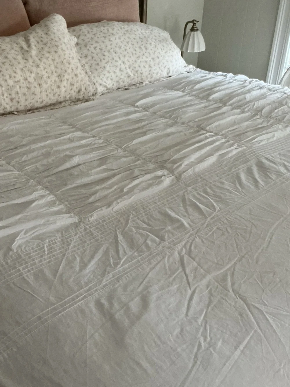 Nicole Miller Crisp White Duvet